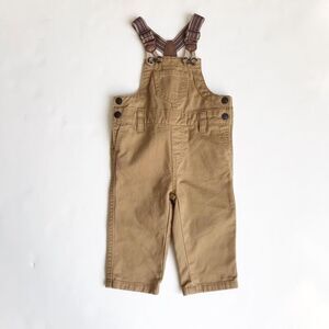 Joe Fresh tan denim overalls EUC 6-12 months
